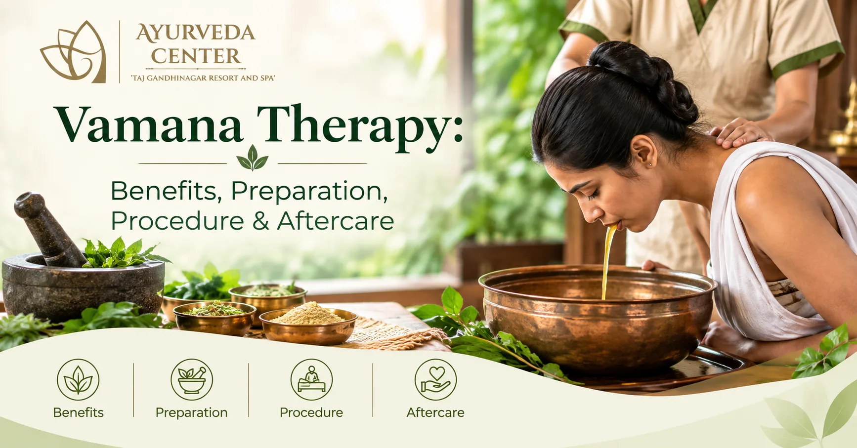 Ayurvedic Vamana Therapy Banner
