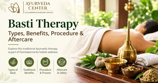 Basti Therapy Ayurveda Wellness Banner