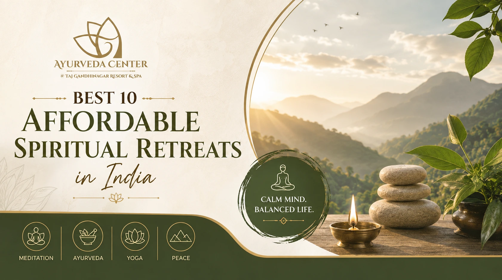 Best 10 Affordable spiritual retreats in India