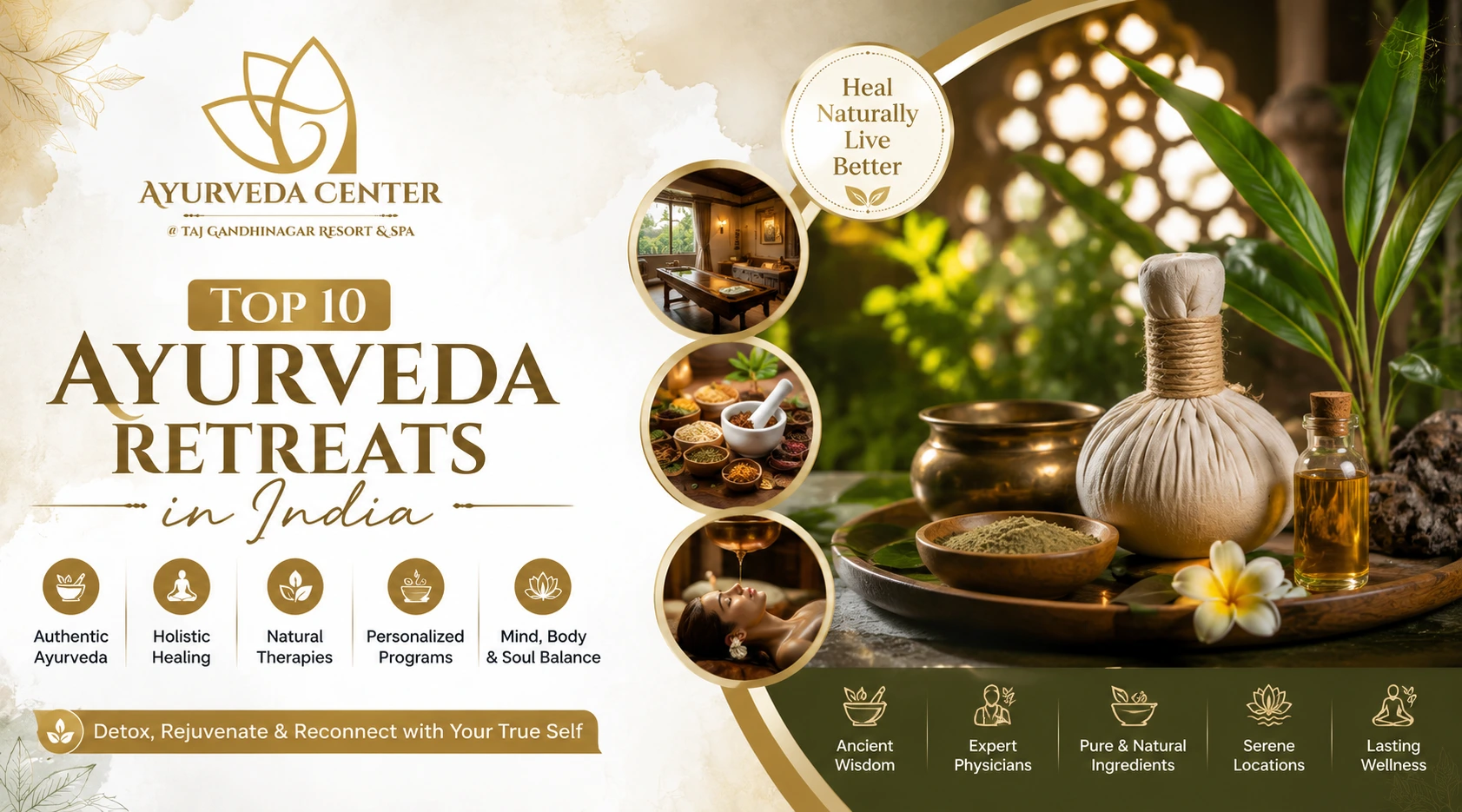 Top 10 Ayurveda Retreats in India
